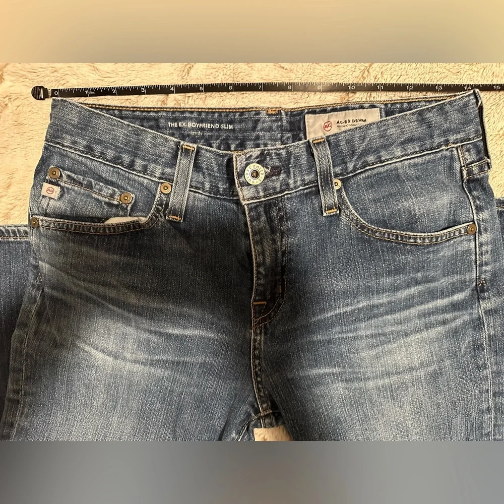 AG Adriano Goldschmied Women’s Ex-Boyfriend Slim Slouchy Slim Jeans (27R) - Picture 5 of 14